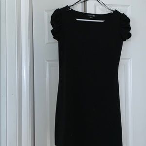 Forever 21 black cotton mini dress